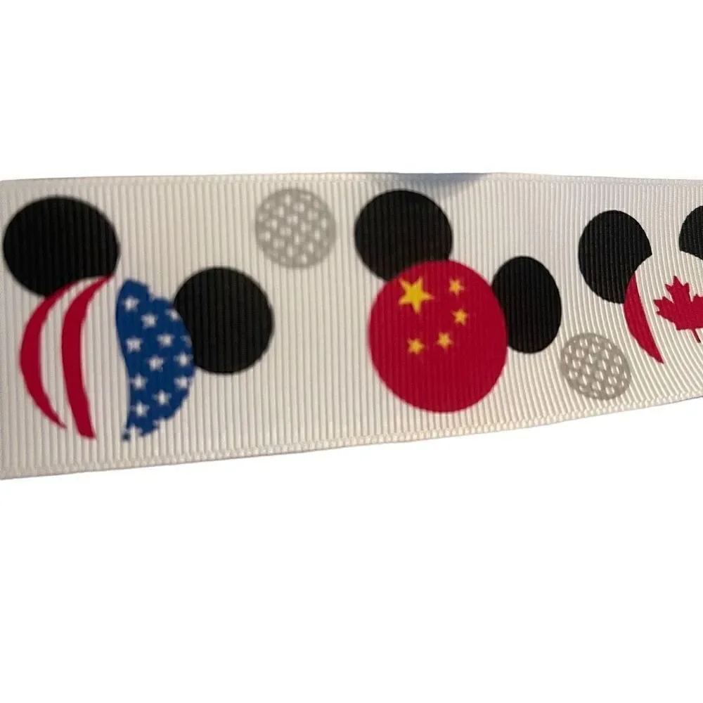 Grosgrain Ribbon 1.5” 5 yards yds 5/$20 NEW bows bow making shipping printed